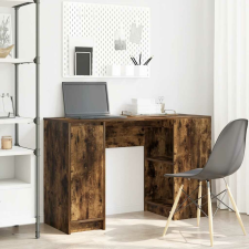 vidaXL füstös tölgy színű szerelt fa íróasztal 120x42x76 cm íróasztal