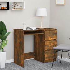 vidaXL füstös tölgy színű szerelt fa íróasztal 90 x 45 x 76 cm íróasztal
