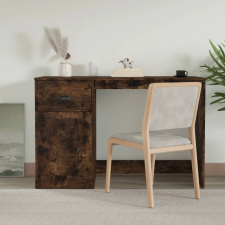 vidaXL füstös tölgy színű szerelt fa íróasztal fiókkal 115x50x75 cm íróasztal