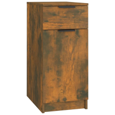 vidaXL füstös tölgy színű szerelt fa íróasztalszekrény 33,5x50x75 cm (817129) bútor
