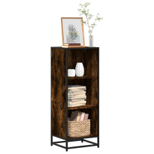 vidaXL füstös tölgy színű szerelt fa könyvszekrény 40x35x107,5 cm bútor