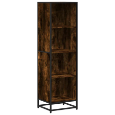 vidaXL füstös tölgy színű szerelt fa könyvszekrény 40x35x139 cm (849126) bútor