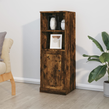vidaXL füstös tölgy színű szerelt fa magasszekrény 36x35,5x103,5 cm bútor