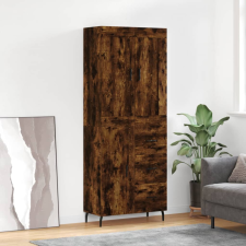 vidaXL füstös tölgy színű szerelt fa magasszekrény 69,5 x 34 x 180 cm bútor