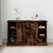 vidaXL füstös tölgy színű szerelt fa tálalószekrény 100x35,5x60 cm bútor