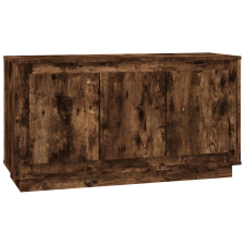 vidaXL füstös tölgy színű szerelt fa tálalószekrény 102x35x55 cm (831890) bútor
