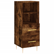 vidaXL füstös tölgy színű szerelt fa tálalószekrény 34,5 x 34 x 90 cm (828657) bútor