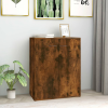 vidaXL Füstös tölgy színű szerelt fa tálalószekrény 60 x 30 x 75 cm