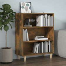 vidaXL füstös tölgy színű szerelt fa tálalószekrény 69,5x32,5x90 cm bútor