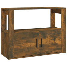 vidaXL füstös tölgy színű szerelt fa tálalószekrény 80x30x60 cm (819457) bútor