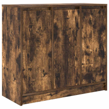 vidaXL füstös tölgy színű szerelt fa tálalószekrény 85x34x76 cm (861629) bútor