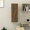 vidaXL füstös tölgy színű szerelt fa TV-szekrény 30,5x30x90 cm