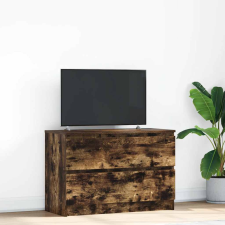 vidaXL füstös tölgy színű szerelt fa TV-szekrény 80x35x54 cm bútor
