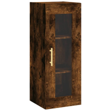 vidaXL füstös tölgyszínű fali szekrény 34,5x34x90 cm (828905) bútor