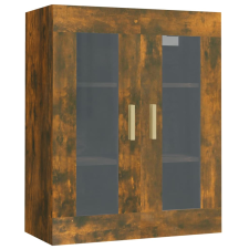 vidaXL füstös tölgyszínű függő faliszekrény 69,5 x 34 x 90 cm (817387) bútor