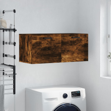 vidaXL füstös tölgyszínű műfa faliszekrény 80 x 36,5 x 35 cm bútor