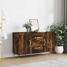 vidaXL füstös tölgyszínű műfa tálalószekrény 100 x 36 x 90 cm bútor