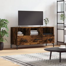 vidaXL füstös tölgyszínű műfa TV-szekrény 102 x 36 x 50 cm bútor