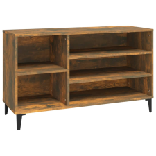 vidaXL füstös tölgyszínű szerelt fa cipősszekrény 102 x 36 x 60 cm (819753) bútor
