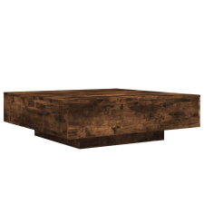 vidaXL füstös tölgyszínű szerelt fa dohányzóasztal 100 x 100 x 31 cm (836599) bútor
