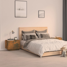 vidaXL Füstös tölgyszínű szerelt fa éjjeliszekrény 100 x 35 x 40 cm bútor