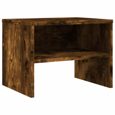 vidaXL füstös tölgyszínű szerelt fa éjjeliszekrény 40 x 30 x 30 cm (815237) bútor