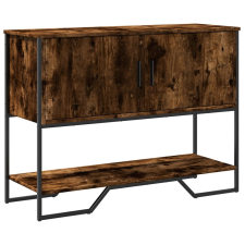 vidaXL füstös tölgyszínű szerelt fa tálalóasztal 100x35x74,5 cm bútor