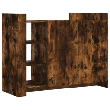 vidaXL füstös tölgyszínű szerelt fa tálalószekrény 100 x 35 x 75 cm (848413) bútor