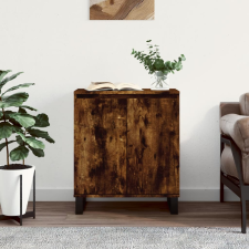 vidaXL füstös tölgyszínű szerelt fa tálalószekrény 60 x 35 x 70 cm bútor
