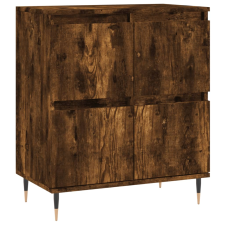 vidaXL füstös tölgyszínű szerelt fa tálalószekrény 60 x 35 x 70 cm (831209) bútor