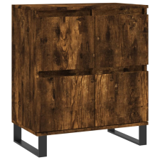 vidaXL füstös tölgyszínű szerelt fa tálalószekrény 60 x 35 x 70 cm (831225) bútor