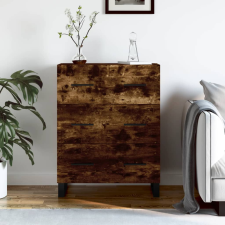 vidaXL füstös tölgyszínű szerelt fa tálalószekrény 69,5 x 34 x 90 cm bútor