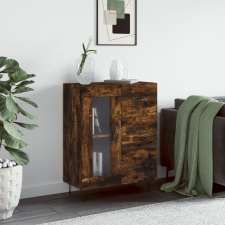vidaXL füstös tölgyszínű szerelt fa tálalószekrény 69,5 x 34 x 90 cm bútor