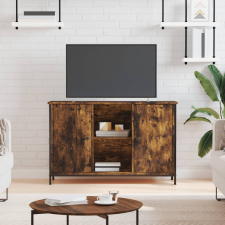 vidaXL füstös tölgyszínű szerelt fa TV-szekrény 100x35x65 cm bútor