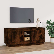 vidaXL füstös tölgyszínű szerelt fa TV-szekrény 102 x 35 x 45 cm bútor