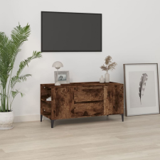 vidaXL füstös tölgyszínű szerelt fa TV-szekrény 102x44,5x50 cm bútor