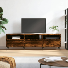 vidaXL füstös tölgyszínű szerelt fa TV-szekrény 150x30x44,5 cm bútor