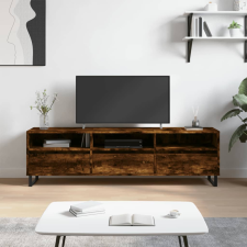 vidaXL füstös tölgyszínű szerelt fa TV-szekrény 150x30x44,5 cm bútor