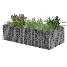 vidaXL Gabion ültető 180 x 90 50 cm kerti dekoráció