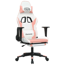 vidaXL Gamer szék #fehér-rózsaszín forgószék