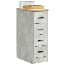 vidaXL garázs tárolószekrény Beton szürke 30x51x85 cm tömörfa fenyőfa bútor