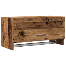 vidaXL gardróbszekrény régi fa 70x32,5x35 cm Gépelt fa (856618) bútor