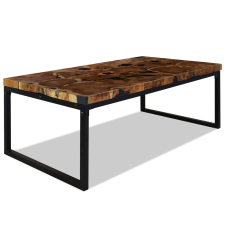 vidaXL gyantázott tíkfa dohányzóasztal 110 x 60 x 40 cm  (244551) bútor