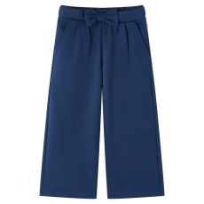 vidaXL Gyerek nadrág széles szárú nadrágokkal Navy 104