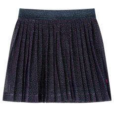 vidaXL Gyerek szoknya csillámokkal Navy Blue 116
