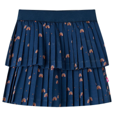 vidaXL Gyerek szoknya Navy Blue 104
