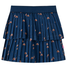 vidaXL Gyerek szoknya Navy Blue 128 gyerek szoknya