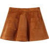 vidaXL Gyerek szoknya zsebekkel Corduroy Cognac 104 (13880 VidaXL)