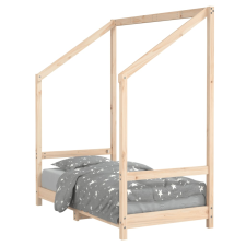 vidaXL gyerek tömör fenyőfa ágykeret 70 x 140 cm (835706) bútor