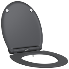 vidaXL Gyorskioldó WC-ülőke Soft Close Duroplast Antracit (42002362) takarító és háztartási eszköz